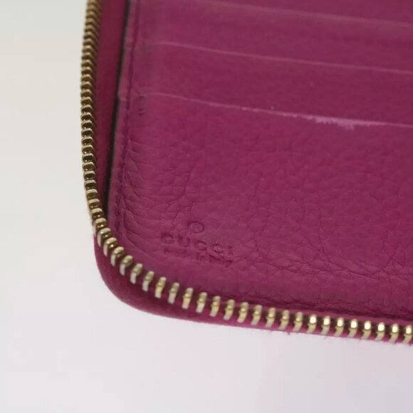 GUCCI Soho Long Wallet Leather Pink 291102 Auth yk11136 - Picture 8 of 16